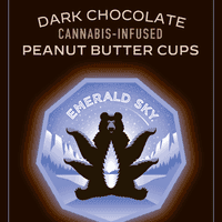 Emerald Sky Peanut Butter Cups 10ct 100mg 10:2:2 THC/CBD/CBN Sleep Dark Chocolat
