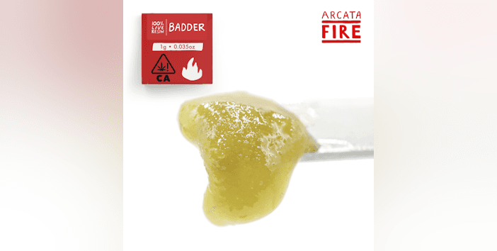Arcata Fire 100% Live Resin Concentrate 1g Indica Blueberry Muffin
