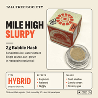 Tall Tree Society Bubble Hash 2g Mile High Slurpy