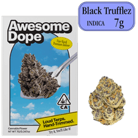 Awesome Dope Indoor Flower 7g Indica Black Trufflez
