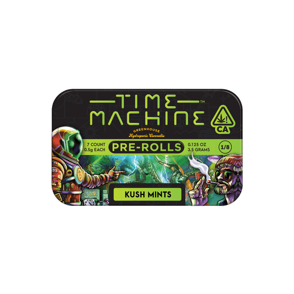 Time Machine Preroll 7pk Hybrid Kush Mints