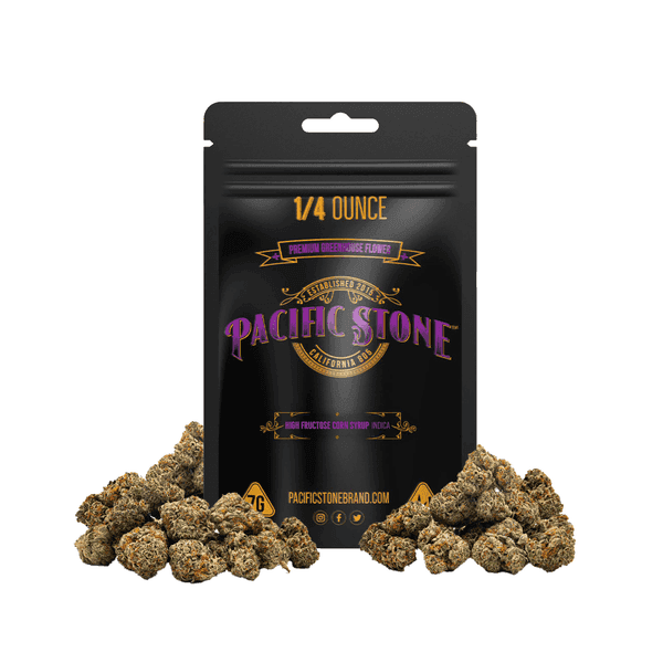 Pacific Stone Flower 7.0g Pouch Indica High Fructose Corn Syrup