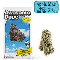Awesome Dope Indoor Flower 3.5g Indica Hybrid Apple Mac