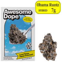 Awesome Dope Indoor Flower 7g Hybrid Obama Runtz