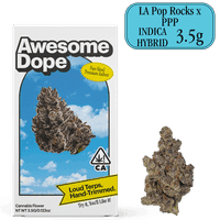 Awesome Dope Indoor Flower 3.5g Indica Hybrid LA Pop Rocks x PPP