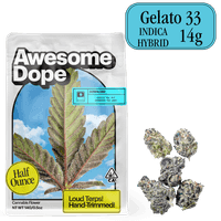 Awesome Dope Smalls Flower 14g Indica Hybrid Gelato 33