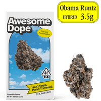 Awesome Dope Indoor Flower 3.5g Hybrid Obama Runtz