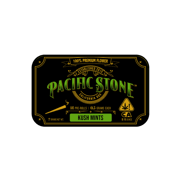 Pacific Stone Preroll 0.5g Hybrid Kush Mints 14-Pack 7.0g