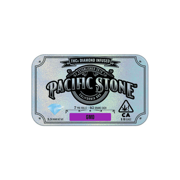 Pacific Stone Diamond Infused Prerolls 0.5g Indica GMO 7-Pack 3.5g