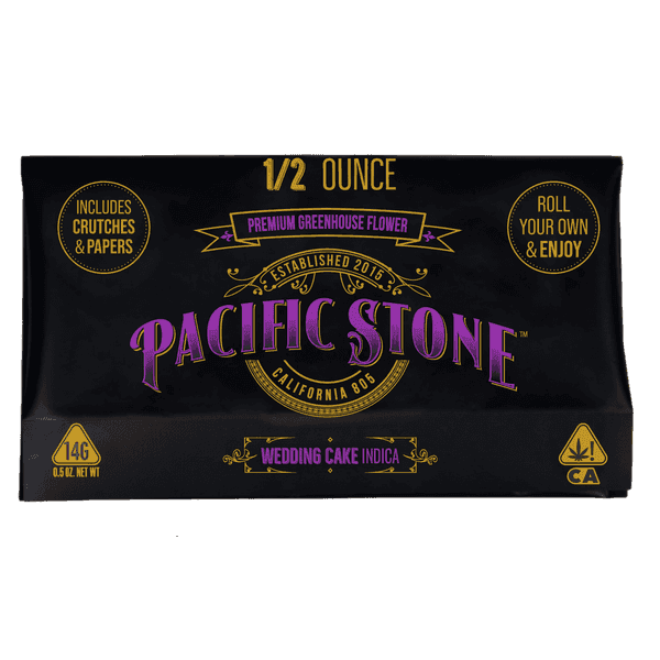 Pacific Stone Roll Your Own Sugar Shake 14.0g Pouch Indica Wedding Cake