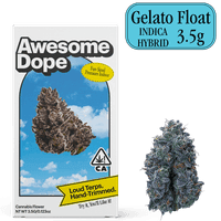 Awesome Dope Indoor Flower 3.5g Indica Hybrid Gelato Float