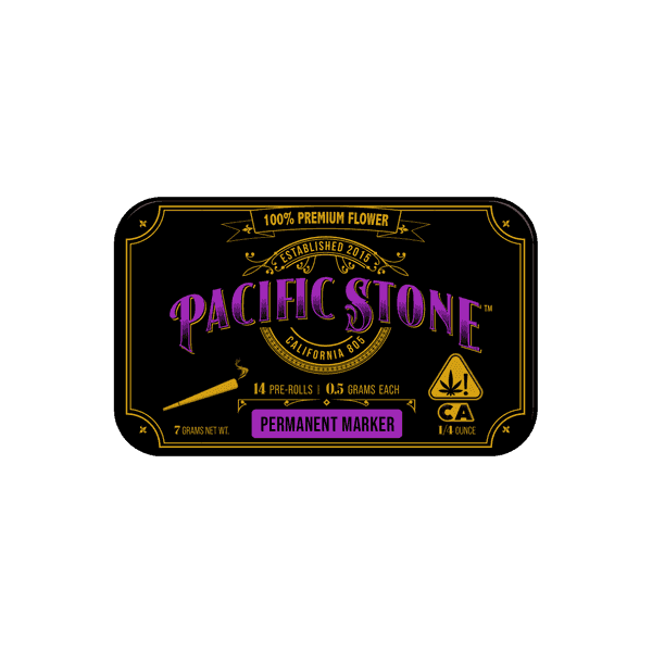 Pacific Stone Preroll 0.5g Indica Permanent Marker 14-Pack 7.0g