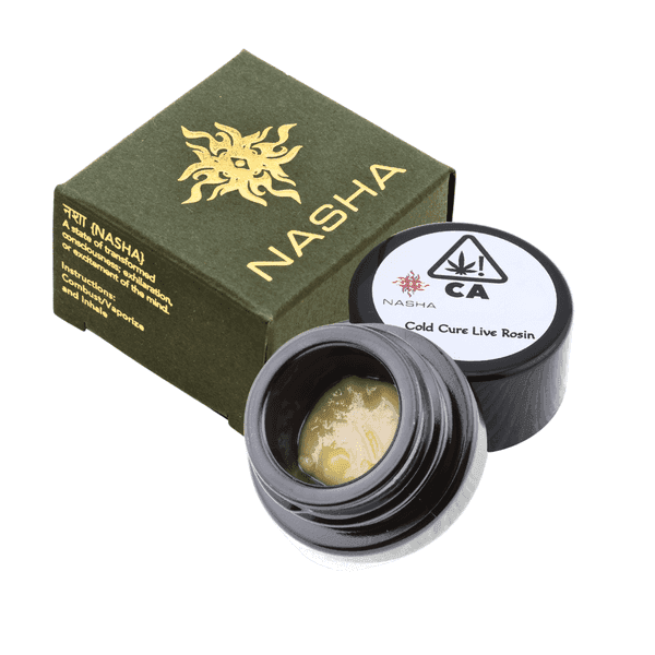Nasha Cold Cure Live Rosin 1g Indica Grease Monkey OG