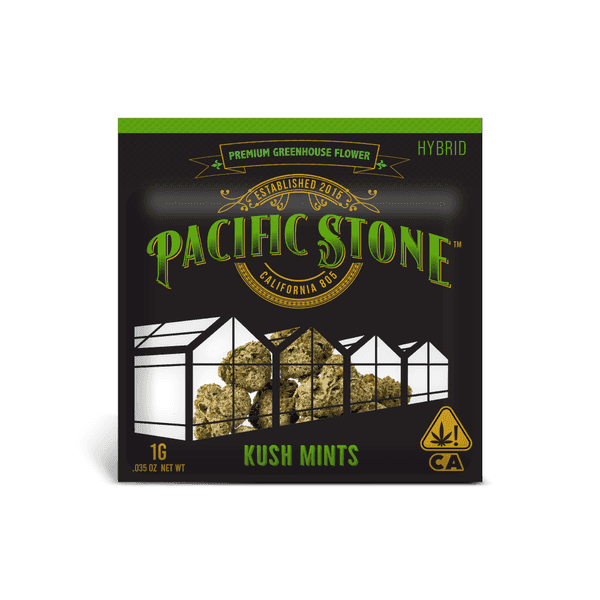 Pacific Stone Flower 1.0g Pouch Hybrid Kush Mints