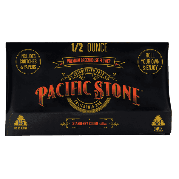 Pacific Stone Roll Your Own Sugar Shake 14.0g Pouch Sativa Starberry Cough