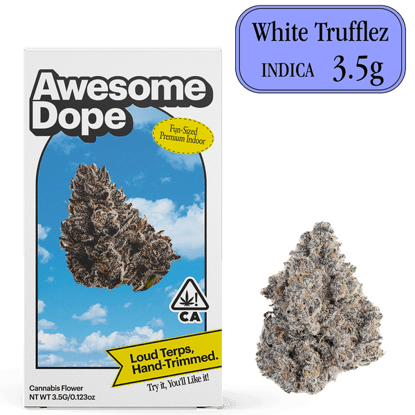 Awesome Dope Indoor Flower 3.5g Indica White Trufflez