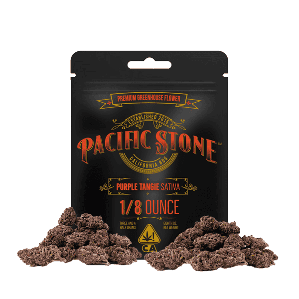 Pacific Stone Flower 3.5g Pouch Sativa Purple Tangie 16ct