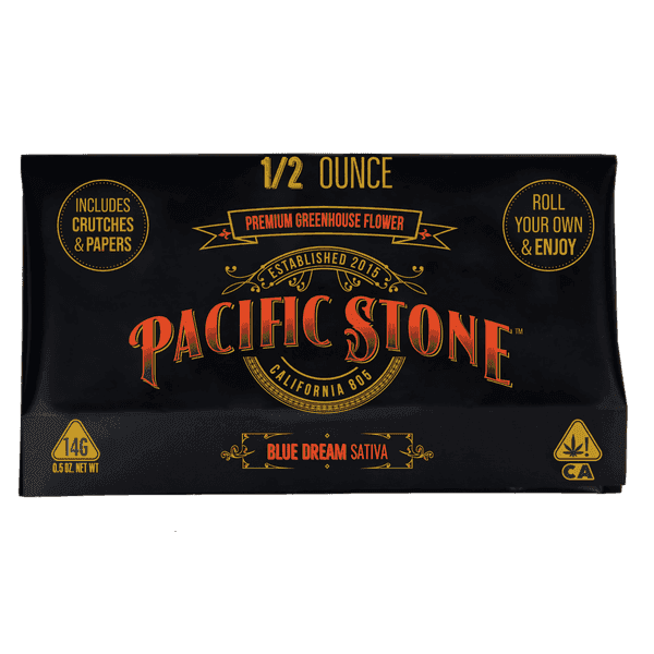 Pacific Stone Roll Your Own Sugar Shake 14.0g Pouch Sativa Blue Dream