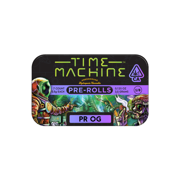 Time Machine Preroll 7pk Indica PR OG