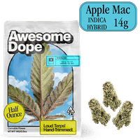 Awesome Dope Smalls Flower 14g Indica Hybrid Apple Mac