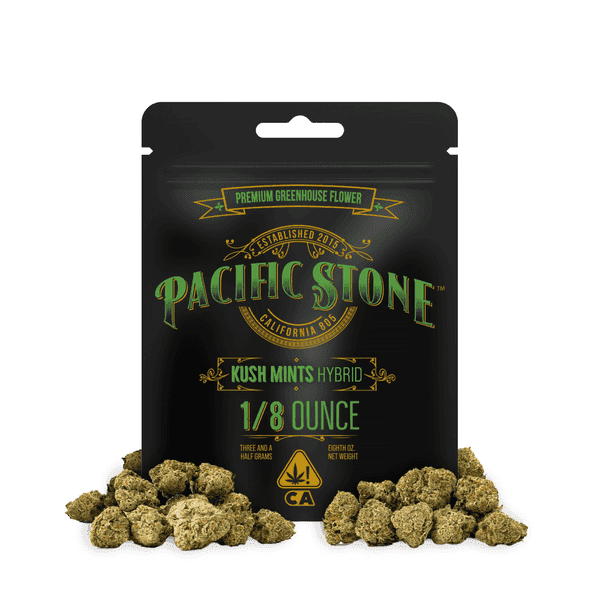 Pacific Stone Flower 3.5g Pouch Hybrid Kush Mints 16ct